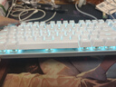 惠普（HP）GK200机械键盘有线办公游戏键盘 20种背光灯效 87键电竞键盘鼠标套装电脑外设键鼠 皎月白【茶轴】冰蓝光 实拍图