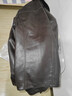 皮尔卡丹100%真皮皮衣男秋冬2026新款海宁头层牛皮正品男装皮夹克外套男款 2101-7棕色翻领 M 实拍图