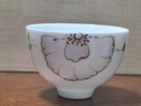 苏氏陶瓷（SUSHI CERAMICS）功夫茶杯手绘百花陶瓷个人杯子薄胎瓷主人杯节日礼盒 实拍图