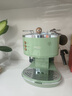 Delonghi/德龙复古系列 ECO310半自动咖啡机家用奶泡一体 泵压式不锈钢锅炉 意式美式拿铁浓缩咖啡 橄榄绿 实拍图