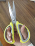 【月销过万】多功能裁缝剪家用万能剪原装不锈钢家用剪刀强力厨房 不锈钢家用剪刀-黄灰色 实拍图