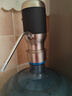 京严电动桶装水抽水器抽水泵饮水机吸水器抽水机充电式桌面自动上水器 304不锈钢  酷旋黑 【高端智能无线 充电款】 实拍图