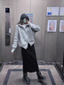 相伊恋人针织衫女秋冬2025新款开衫外套可外穿宽松显瘦拉链毛衣小香风上衣 灰色【韩系复古抗起球】 均码 【适合80-140斤】 实拍图