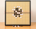 Toylezhi围棋五子棋磁性便携折叠棋盘儿童入门教学益智玩具磁石棋盘大号 实拍图