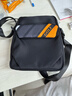 高尔夫GOLF单肩包男士休闲撞色斜挎包男防泼水手机包潮流学生小背包女百搭挂包运动随身挎包 黑色 实拍图