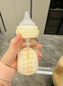 舒婴（sucvent）奶瓶防胀气防呛奶新生儿宝宝玻璃仿母乳喂养断奶0-3个月200ml 实拍图