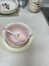 少女心草莓双耳碗勺加厚汤碗沙拉碗饭碗家用碗高颜值釉下彩餐具 浅粉草莓双耳碗（1碗1勺） 2件套 实拍图