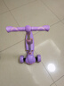 斯威（SWAY） 滑板车儿童 2-3-6-10-15岁宝宝大童滑滑车闪光轮折叠小孩踏板车 黛紫粉-加宽闪光大轮+高度可调 实拍图