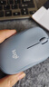 罗技（Logitech）M221 轻音鼠标 无线鼠标 办公鼠标 对称鼠标 带无线微型接收器 雾霭蓝 实拍图