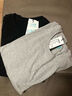 【7A抗菌100%纯棉】基础打底衫长袖T恤男休闲内搭百搭T男女同款 黑色+白色 【长袖T纯棉100%】 L 实拍图