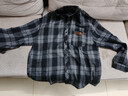 Foss Phil格子衬衫男女秋冬季宽松痞帅衬衣cityboy长袖外套FPCS13黑格XL 实拍图