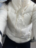 鸭鸭反季羽绒服马甲女款外穿新款短款鸭绒背心马夹外搭秋冬外套KLZ 奶白色 L 实拍图