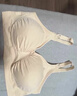 美德乐（Medela）哺乳文胸产后喂奶孕妇内衣单层前开扣轻盈款 奶油色 L 实拍图