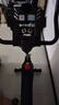英尔健动感单车磁控家用静音小型自行车室内减肥锻炼运动健身器材 [豪华款黑]升级蓝牙+智联app 实拍图