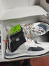 品牌断码男鞋2025新款冬季透气跑步鞋百搭运动鞋皮面休闲鞋男鞋子 AD2白灰皮面 39 实拍图