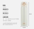 膳魔师（THERMOS）保温杯不锈钢水杯儿童男女士杯子车载水杯生日礼物定制团购JNL 【热卖推荐】JNL-502白色 500ml 实拍图