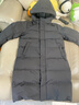 优衣库童装男童女童高级保暖羽绒大衣外套长款羽绒服25新款478153 09 黑色 150 实拍图