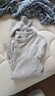 优衣库女装罗纹亨利领T恤/长袖修身短款内搭打底25新款479591 02 浅灰色 S /155/80A 实拍图