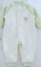 小三月婴儿冬季加厚连体衣宝宝保暖长袖哈衣儿童加绒加棉衣新生儿外出服 AL102小熊绿 胸标随机发 80cm 建议16-20斤 实拍图