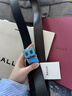 巴利（BALLY）生日礼物男士腰带新款商务休闲牛皮腰带B字双面可用皮带 6302426 黑色 欧码110cm(国码125cm) 实拍图