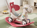 幼贝臣儿童摇摇马木马儿童玩具溜溜车三合一宝宝摇摇车生日礼物 实拍图