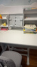 忆瞳儿童学习桌小学生家用写字书桌小孩写作业专用桌子可升降桌椅套装 80至臻灰-环保桌椅-阅读架 实拍图