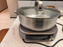 九阳（Joyoung）0涂层IH秒涮电火锅火锅专用锅电锅家用4-8人分体式可拆洗多功能电蒸锅不锈钢电煮锅6L火锅锅GN12 实拍图