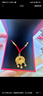 中国黄金（CHINA GOLD）平安锁黄金项链男女足金吊坠长命锁挂坠情人节送生日礼物婴儿宝宝 【今/次日达】平安锁吊坠【红绳】约1.5g 实拍图