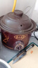 电炖锅蒸锅电煮锅炖盅炖锅砂锅炖蒸煮一体辅食锅炖汤盅电炖锅汤锅电砂锅煲汤锅炖汤隔水煮粥多功能 棕褐色 2.5L 机械手动款 实拍图