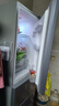 容声216升三开门小电冰箱家用小户型节能超薄冷藏冷冻两用保鲜出租房宿舍迷你BCD-216D11N银国家补贴 实拍图