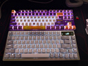 ROG夜魔机械键盘 无线/三模游戏电竞键盘 75配列NX冰暴灰轴 RGB热插拔客制化Gasket结构OLED屏 月耀白 实拍图