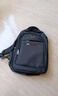 袋鼠双肩包男士背包大容量行李旅游包学生书包女初中商务笔记本电脑包 黑色配红标 实拍图