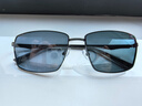 帕森（PARZIN）偏光太阳镜男士金属方框眼镜司机开车驾驶镜尼龙镜片潮墨镜PZ8235 实拍图