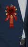 结婚胸花婚庆婚礼伴郎用品新郎新娘2024全套家人父母伴娘仿真襟花 父亲母亲胸花【一对装】 2个 实拍图