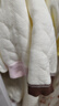 贝瑞加（Babyprints）婴儿连体衣秋冬男女宝宝夹棉衣服保暖加厚和尚服柔软哈衣 棕熊59 实拍图
