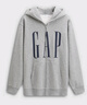 GAP男女装2025秋季新款logo印花抓绒宽松运动连帽衫卫衣786920 灰色 L (175/96A) 亚洲尺码 实拍图