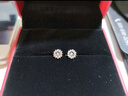 周大福璀璨雪花 白金PT950铂金耳钉耳饰 PT161882生日礼物 PT161882 实拍图