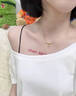 中国黄金（CHINA GOLD）18K金节节高升项链女款百搭竹节吊坠母亲节生日礼物送女友爱人 18K竹节吊坠【配S925银链】 实拍图