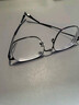 依视路（ESSILOR） 新款商务男镜架时尚镜框女配依视路镜片近视定制眼镜网上配镜 钛+金属-全框-4008BK-黑色 镜框+依视路膜岩高清1.60现片 实拍图