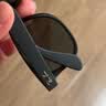 雷朋（RayBan）儿童太阳镜时尚方形墨镜0RJ9069S 702855橡胶黑色镜框蓝色片 实拍图