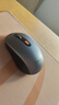 联想（Lenovo） 无线蓝牙双模充电鼠标 蓝牙5.0/3.0 便携办公鼠标人体工学设计 Howard风暴灰充电版 实拍图