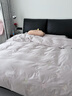 水星家纺羽绒被95%白鹅绒被子冬季加厚冬被芯双人羽绒被220cm×240cm1200g 实拍图