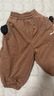 巴拉巴拉童装儿童长裤男童女童宝宝束脚裤子秋冬宽松百搭休闲裤 咖啡50893 90 cm 实拍图