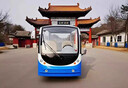 电动观光车四轮11座14座燃油封闭式全包围售楼处看房车景区点游乐场公园校内旅游览电瓶摆渡接驳车 14座敞篷顶配 实拍图
