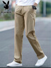 花花公子（PLAYBOY）休闲裤男2025年秋冬季裤子男士宽松直筒男裤商务韩版潮流男装 实拍图