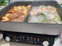 美的（Midea）火锅专用锅 电火锅 电煮锅8L多功能锅 鸳鸯锅分区控温 分体式多用途锅火锅锅HGS382712 实拍图