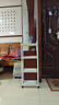京东物流 落地小推车置物架家用玩具零食办公桌卫生间厨房储物架 白色四层 实拍图