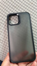 亿色适用苹果12/12 Pro手机壳iPhone12/12 Pro保护套气囊防摔硅胶透明超薄保护壳男女款黑边半透黑 实拍图