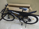 金武端自行车成人山地车公路赛车单车骑行变速超轻越野中学生初中青少年 顶配版-辐条轮-黑白色 26寸21速 实拍图