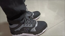 特步棉鞋男加绒加厚保暖潮流东北御寒户外综训雪地男士耐磨皮面防水鞋 黑灰6562(加绒-高帮) 42 实拍图